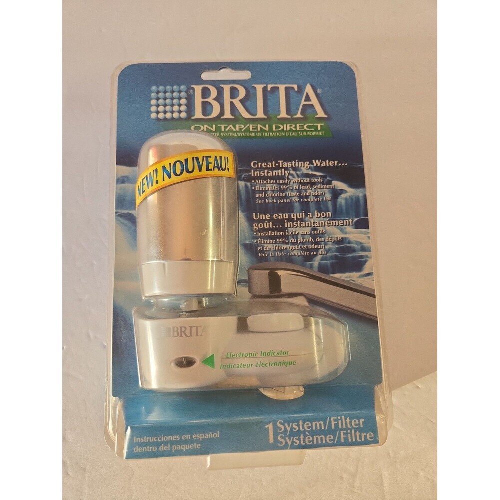 Brita On Tap Faucet Filtration System FF-100 Sealed NOS New In Box
